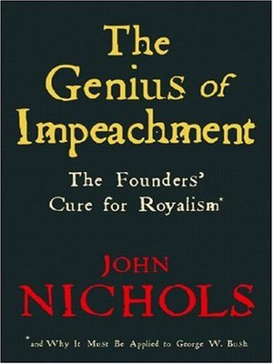 cover image of The Genius of Impeachment